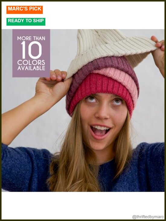 Unisex 100% Baby Alpaca Wool Beanie Hat – Lightweight Warm Winter Knit main image 6